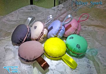 Мастер-класс подвески "пирожное Macaron"