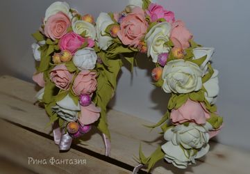 Ободок" В цвете пастели"