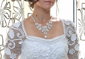 Свадебное платье крючком.