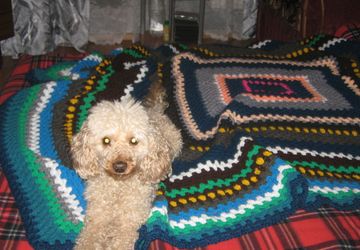 Плед ручной работы