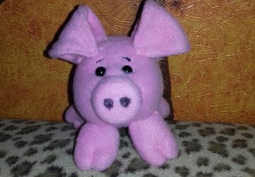 Мягкая игруша из флиса Символ года  ХРЮША