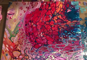 Современное искусство «Наливная картина»