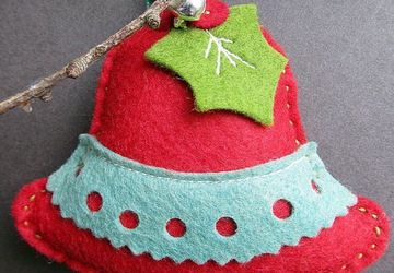 Фетровые колокольчики