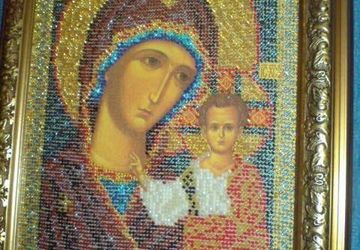 икона, бисер