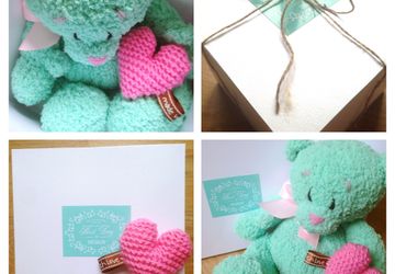 Мишка вязанный