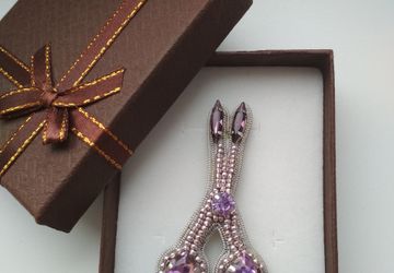 брошь НОЖНИЦЫ