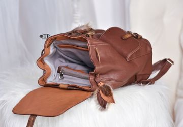 Рюкзак женский кожаный "Arlette" в стиле бохо