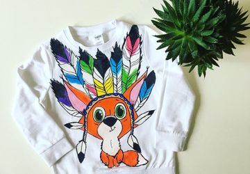 Свитшот расписанный вручную