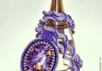 МК"Украшение из бисера и натурального камня"