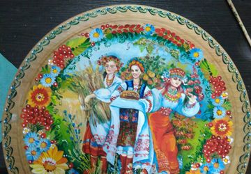 декоративная тарелка