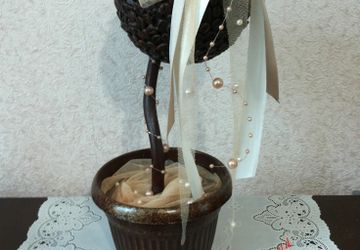 кофейный топиарий