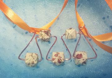 Строгое колье "Треугольники"