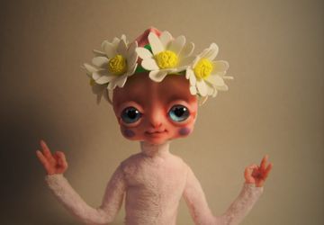 Катенька кыштымский карлик. Интерьерная кукла