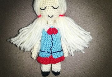 брелок малышка школьница