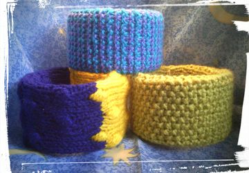 Вязаные браслеты