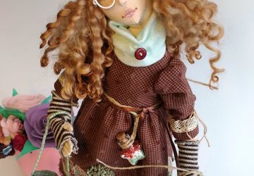 Текстильная кукла. Авторская работа
