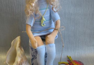 Текстильная кукла. Авторская работа