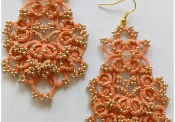 Кружевные серьги