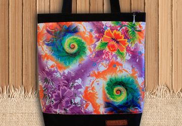 Текстильная сумочка шоппер "Весна"