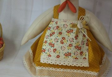 Курочка текстильная в стиле Тильда