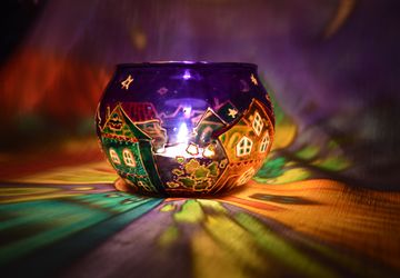 Ваза-подсвечник "Ночной город"