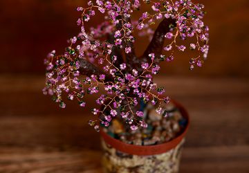 Дерево из бисера