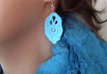 серьги "Лазурные капли"