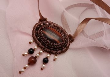 Кулон "Шоколадное суфле"