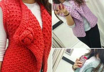 Вязаные жилетки