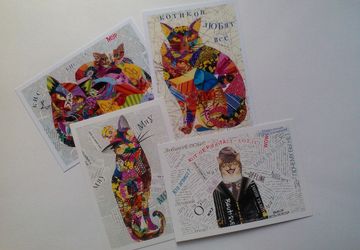 наборы авторских открыток