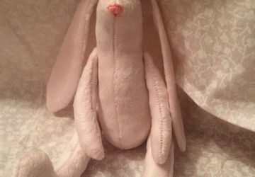 Текстильная игрушка зайка тильда