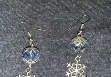 Серьги "Снежинка"