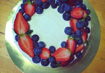 Сливочно-шоколадный торт