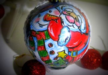 Декупаж шариков