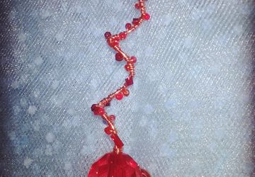 Подвеска "Алый кристалл"