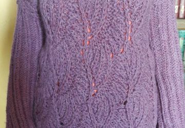 Теплый свитер (пуловер)