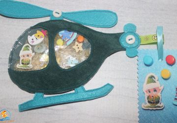 Искалочка Вертолет, развивающая игрушка