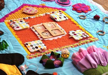 Развивающий коврик своими руками