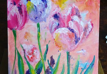 На одном дыхании тюльпаны