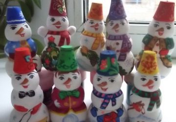 снеговички к Новому году