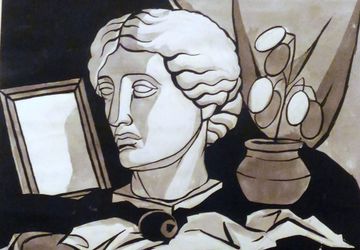 Декоративный натюрморт с Венерой