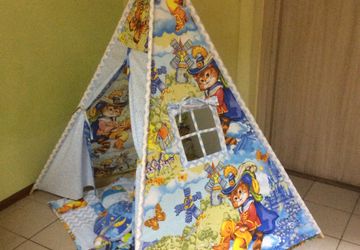 Кот в сапогах - вигвам, игровой комплект