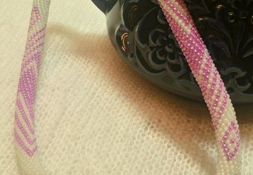 Вязаный жгут Нежный Зигзаг