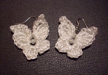 серьги Бабочки