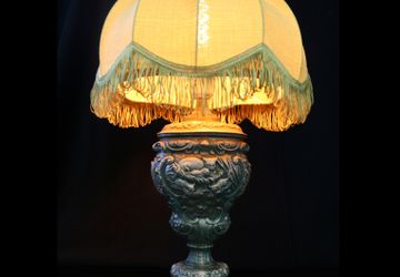 Настольная лампа в викторианском стиле!