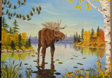 Завтрак лося