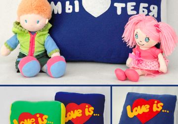 подушка Love is