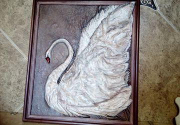 Картины из натуральной кожи