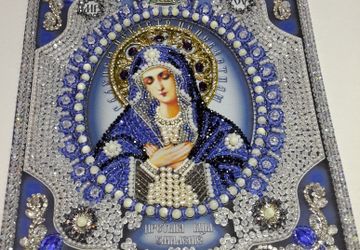 Икона Умиление Богородица "Образа в каменьях" Icon Tenderness of the Virgin