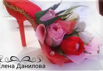 подарок с конфетами